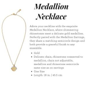 Cabi Medallion Necklace 2279 -  One Size